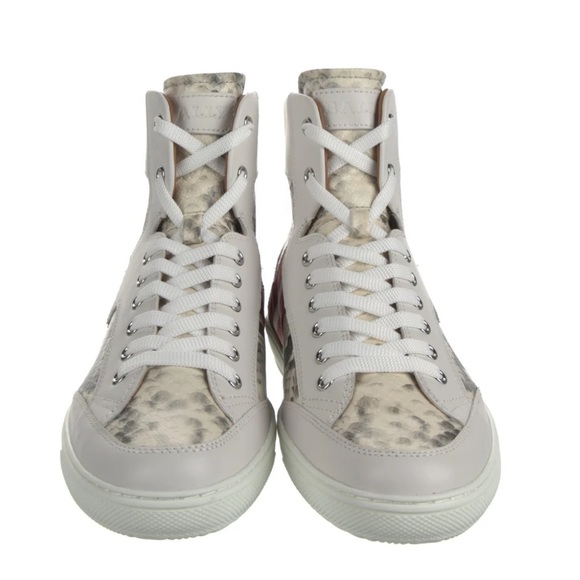 Bally Snakeskin Sneakers - Picture 4 of 11